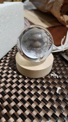 Customer photo review of 3D Crystal Lamp