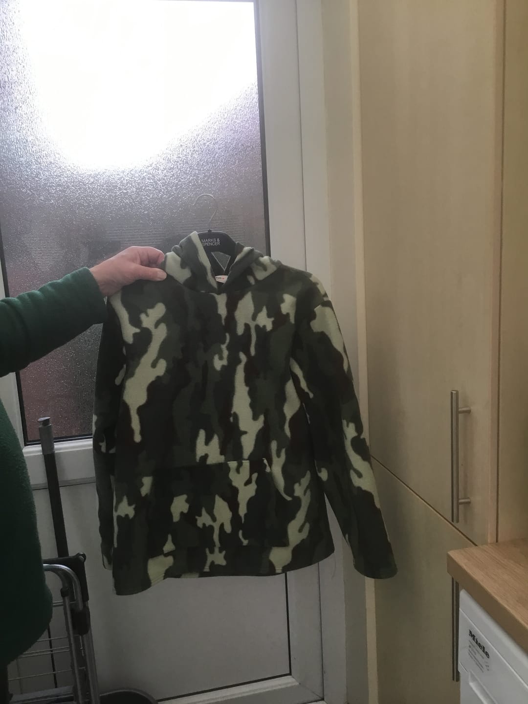 Customer photo review of Camo Anti Pill Polar Fleece Fabric