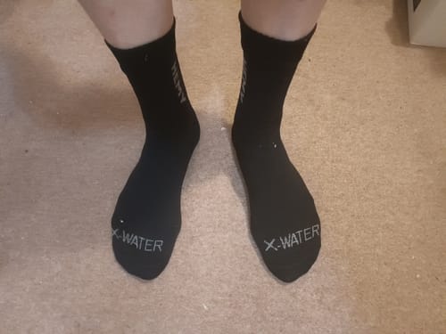 Customer photo review of HEMY Waterproof Socks