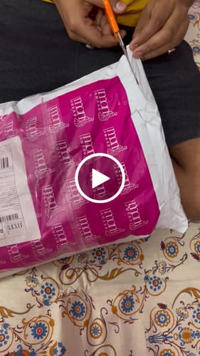 Customer video review of Forever Yours Designer Georgette Saree