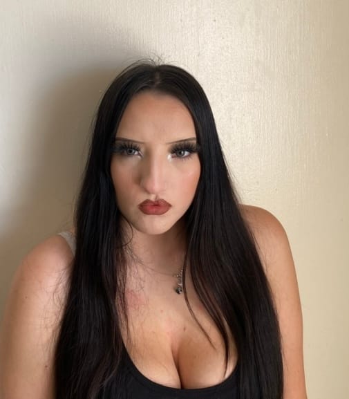 Customer photo review of Amazonia Icy Volcano Gray Prescription Colored Contact Lenses