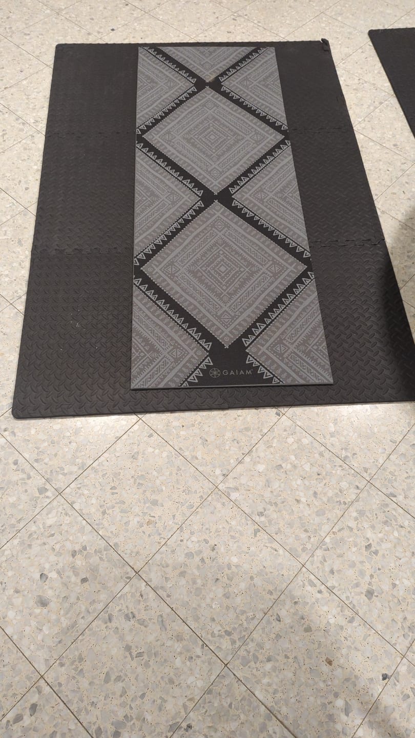 Customer photo review of משטח ספוג מוקצף ריצפת EVA פזל (6 יח')