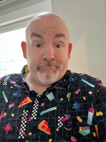 Customer photo review of ‘80s Retro Pack “Mall Madness" – KUNUFLEX Short Sleeve Shirt