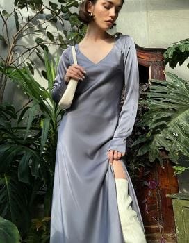 Customer photo review of Gray Satin