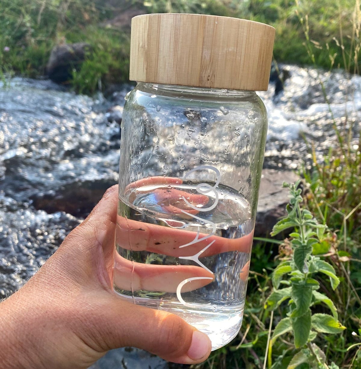 Customer photo review of Pure Glass Bottle