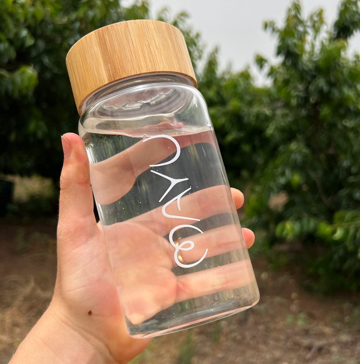 Customer photo review of Pure Glass Bottle