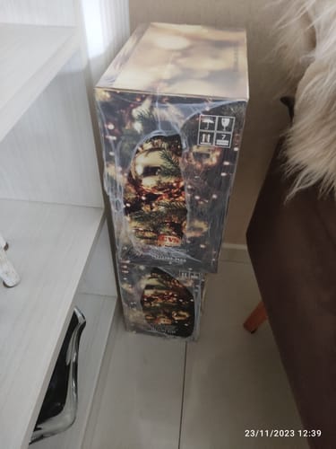 Customer photo review of Kit Panettone e Vinho