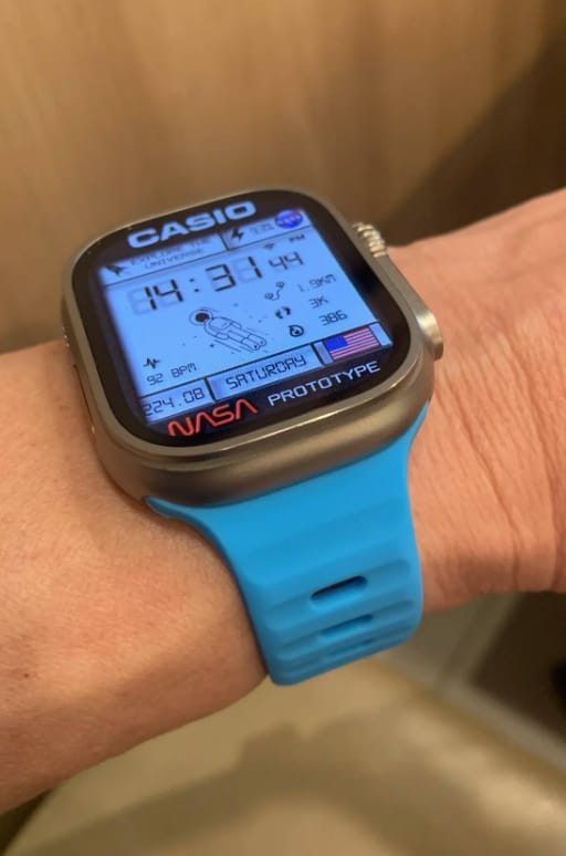 Customer photo review of Soft Silicone Strap for Apple Watch