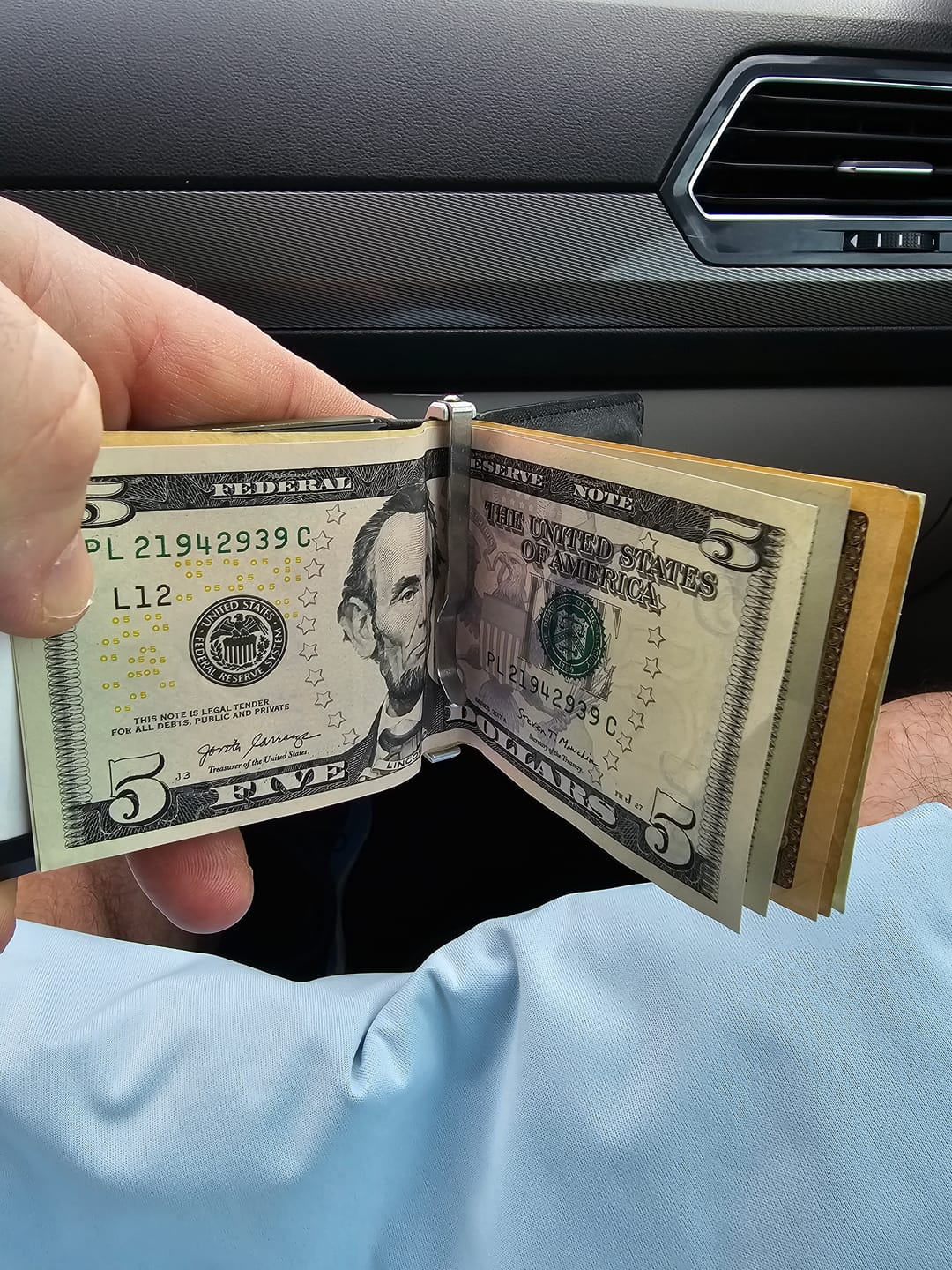 Customer photo review of POCKET CLIP