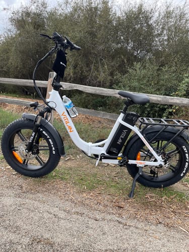 Customer photo review of U7 Step-thru Foldable Fat Tire Electric Bike