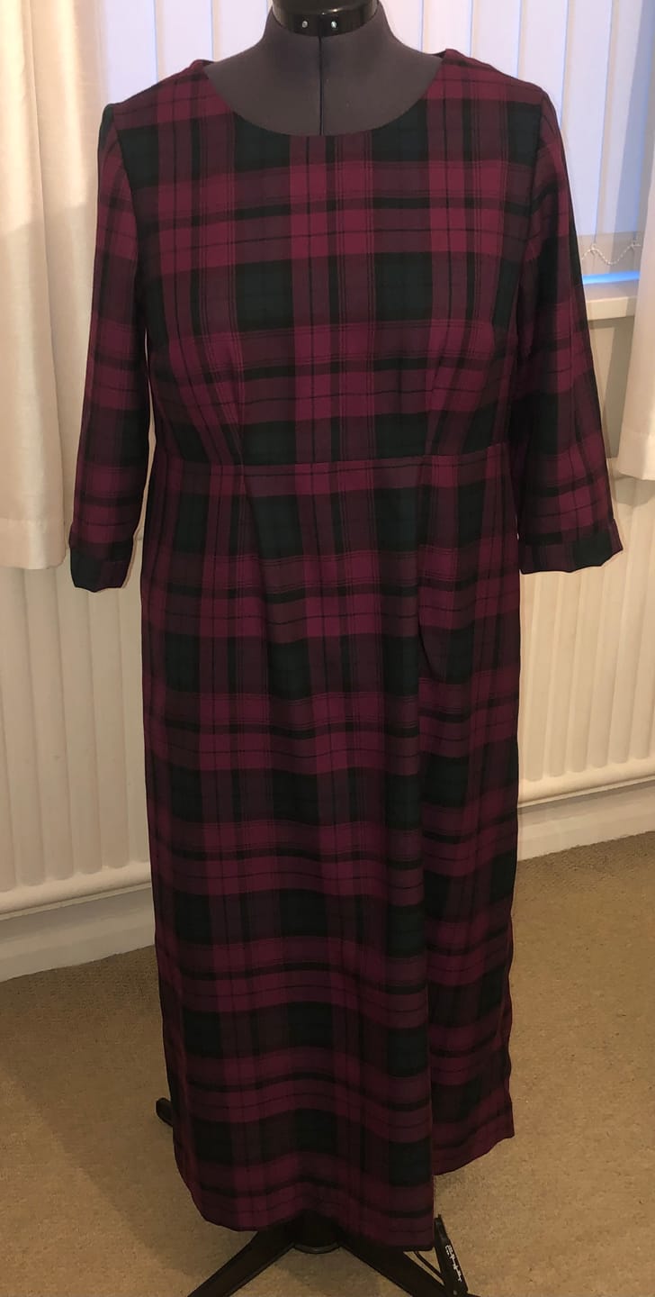 Customer photo review of PolyViscose Tartan Fabric