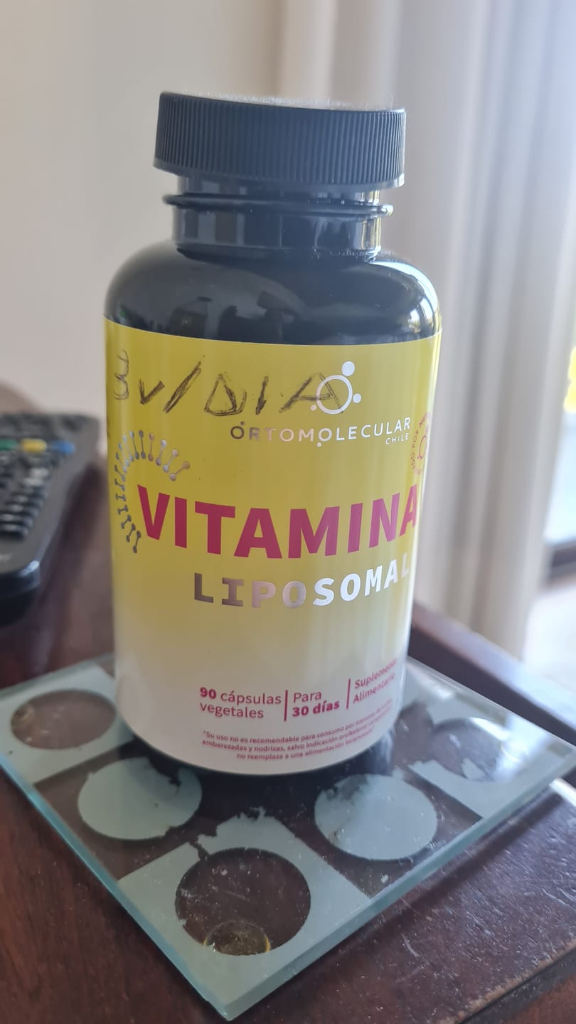 Customer photo review of Vitamina C liposomal 1.000 mg-90 cáps