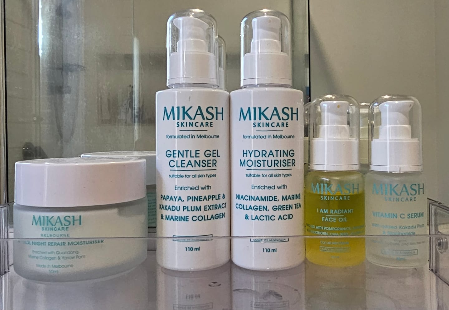 Customer photo review of I AM RADIANT FACE OIL