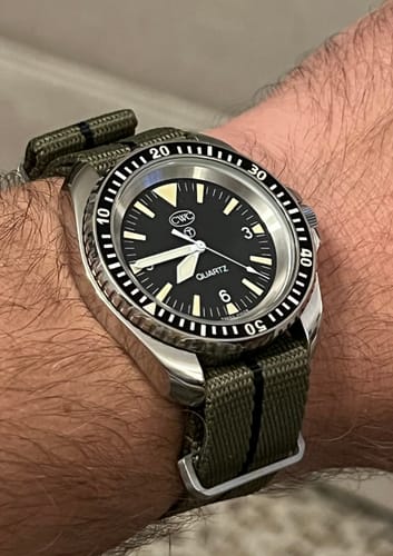 Customer photo review of Five Eye Nylon Watch Strap