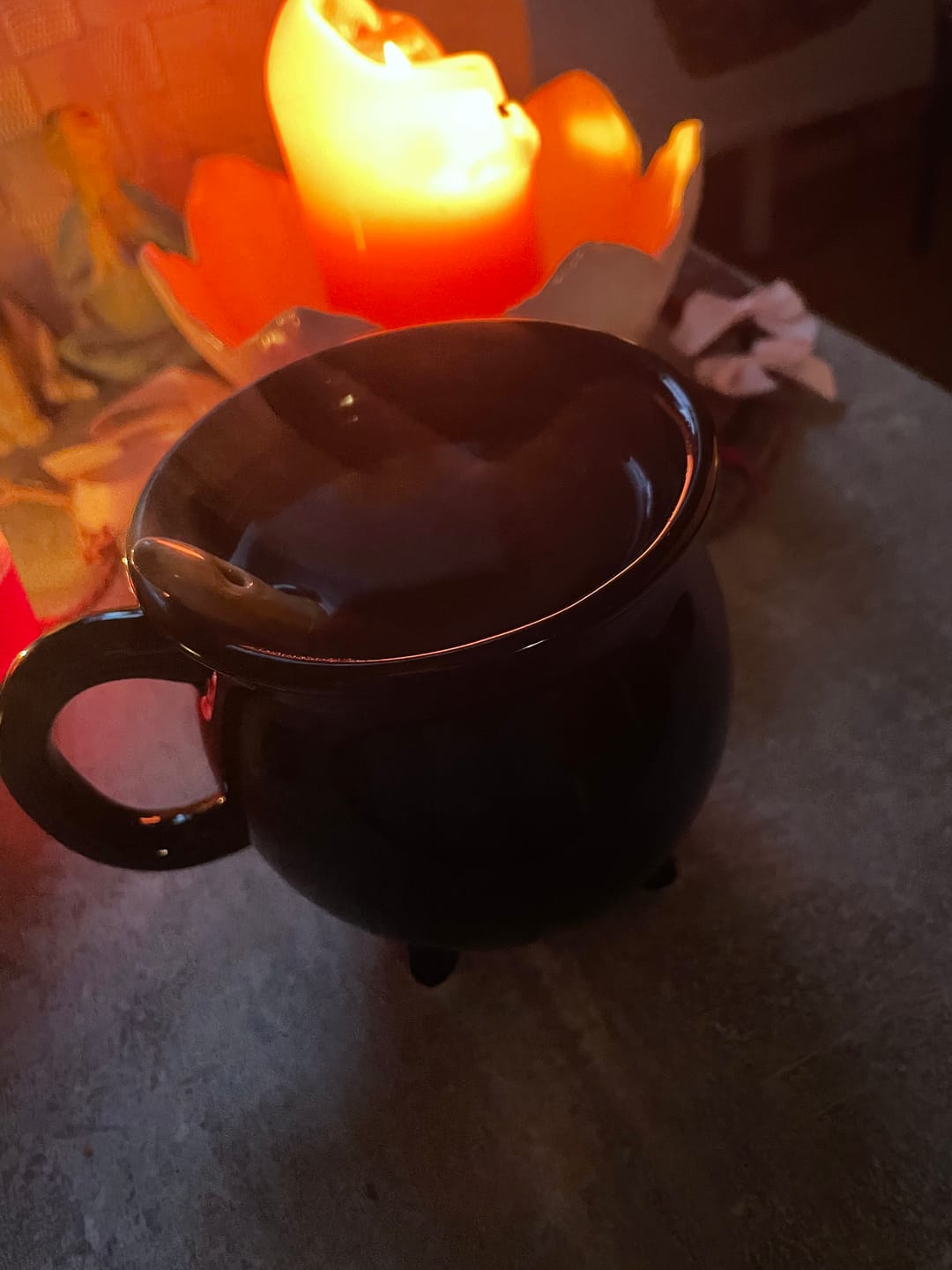 Customer photo review of Schwarze Kessel Tasse