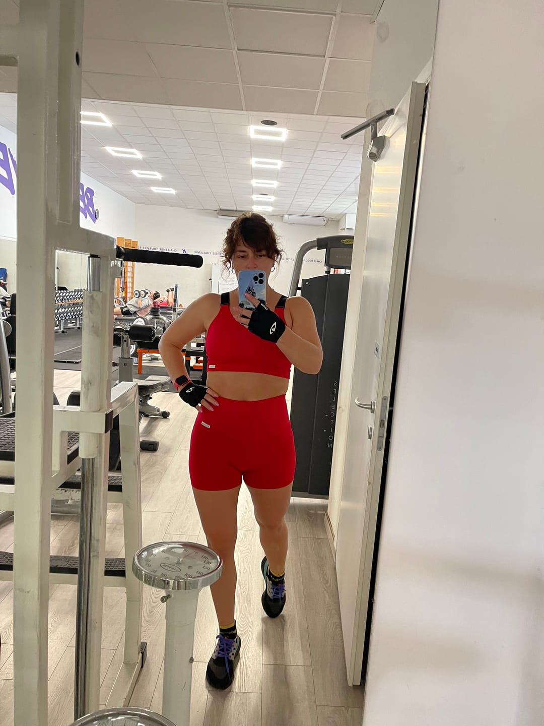 Customer photo review of Shorts CALIPSO Rosso Lampone Costine