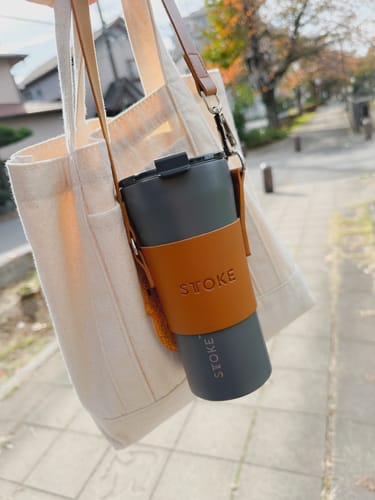 Customer photo review of STTOKE【キャリーストラップSET】※イエローG、ピンクG、サンドベージュ、ブラウン 11/13頃以降発送予定