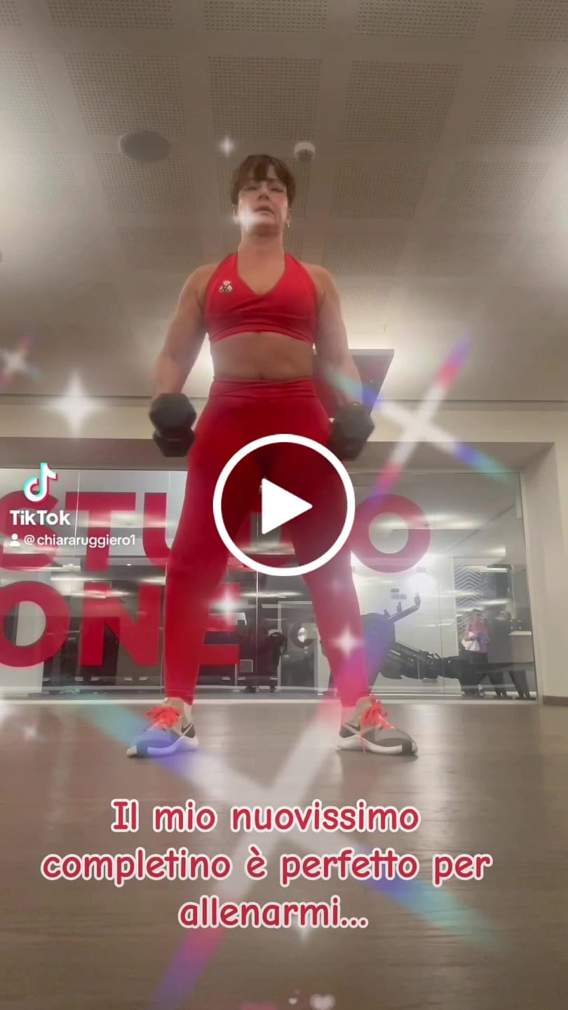 Customer video review of LEGGINGS INTENSE RED
