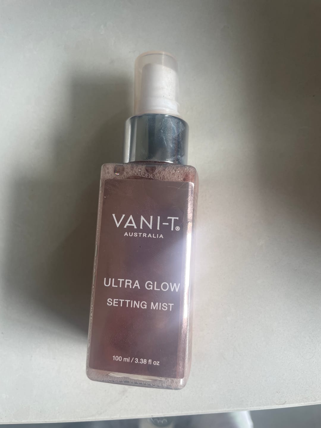 Customer photo review of Ultra Glow Setting Mist