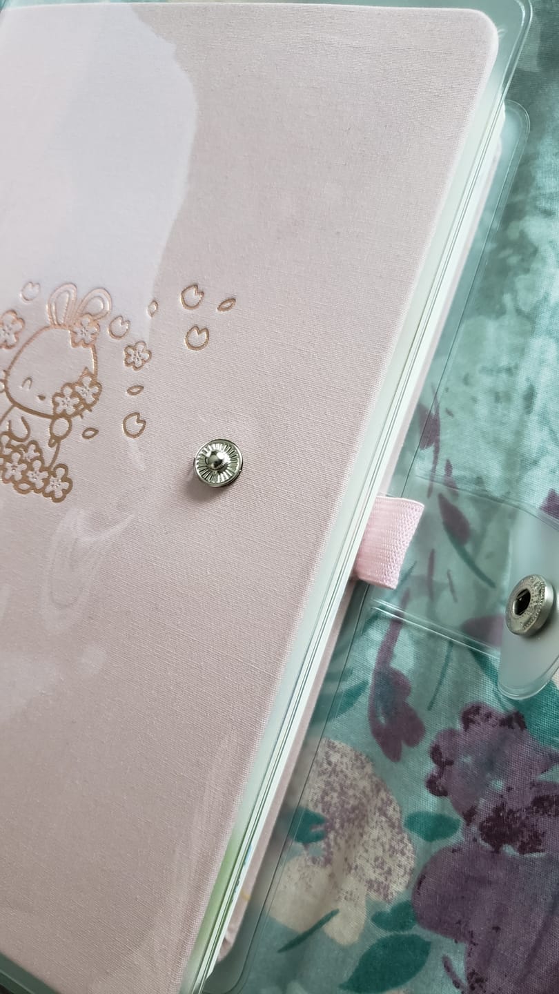Customer photo review of Journal Cover - Clear PVC