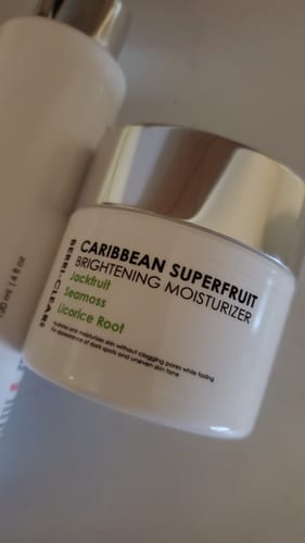 Customer photo review of Berri-Clear Caribbean Superfruit Moisturizer
