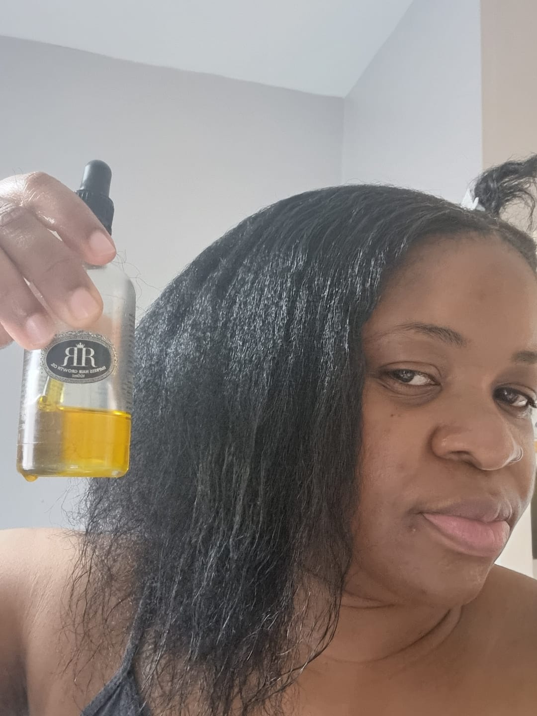 Customer photo review of Silk Herbal Infusion - Ultimate Strength Intense Deep Conditioning Mask