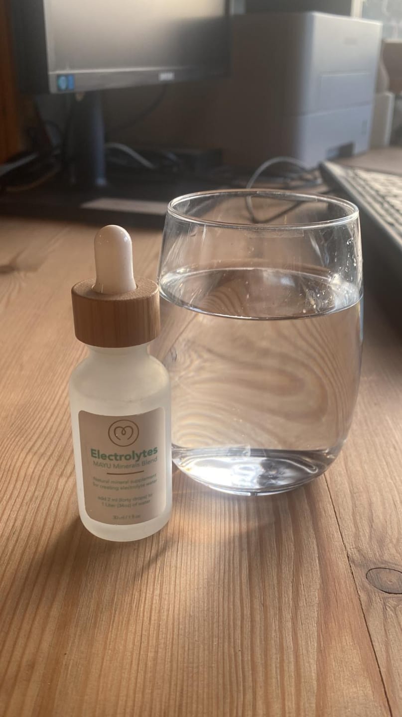 Customer photo review of Electrolyte Drops
