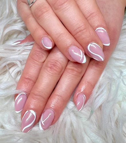 Customer photo review of "DIDIER LAB" RUBBER BASE COAT, MILKY PINK 10ML