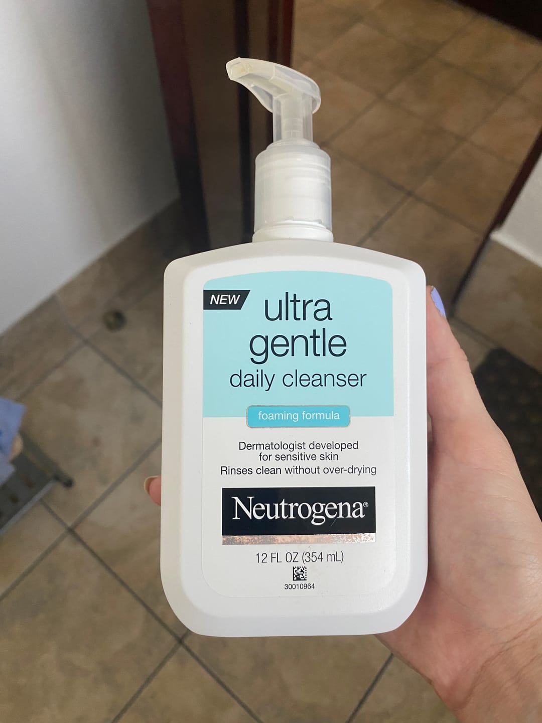 Customer photo review of Ultra Gentle Daily Cleanser