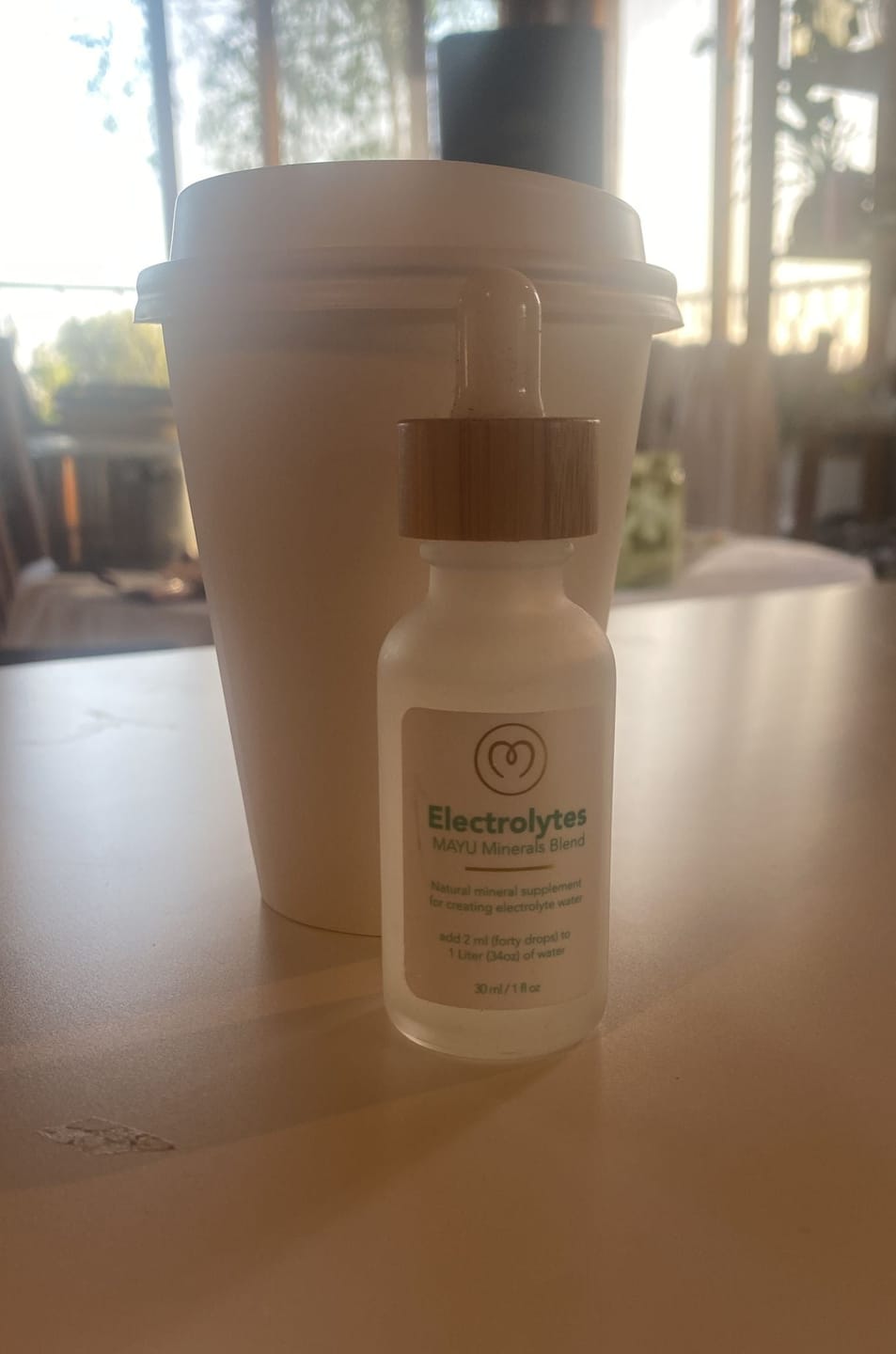 Customer photo review of Electrolyte Drops