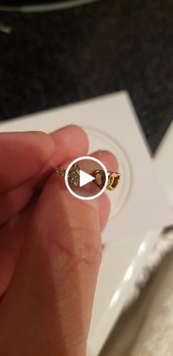 Customer video review of Double Heart And Cross Ring