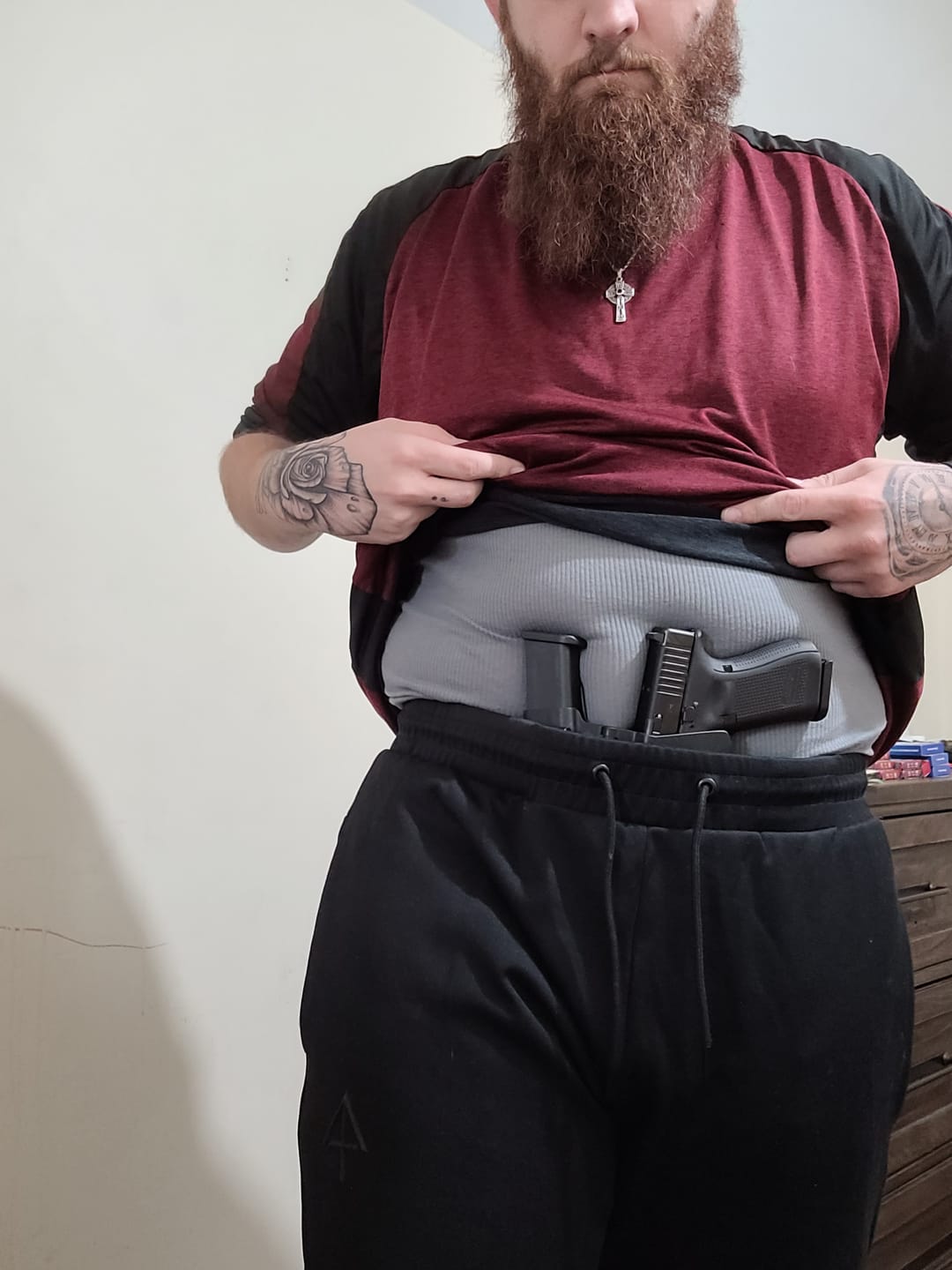 Customer photo review of Carrier Joggers Mk.II - Midnight Black