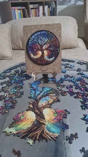 Customer photo review of Hayat Ağacı - Ahşap Puzzle