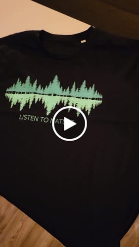 Customer video review of LISTEN TO NATURE - Bio Herren Shirt