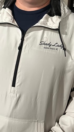 Customer photo review of Lightweight Windbreaker - Pullover/Half-Zip