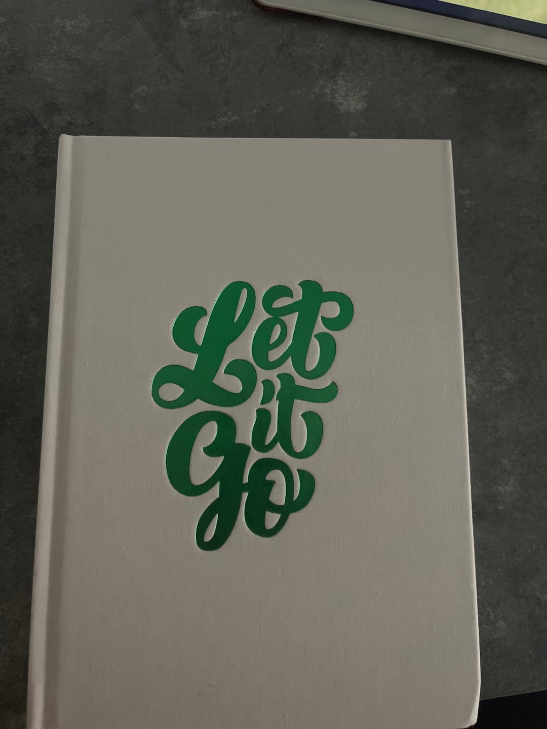 Customer photo review of Let It Go Journal