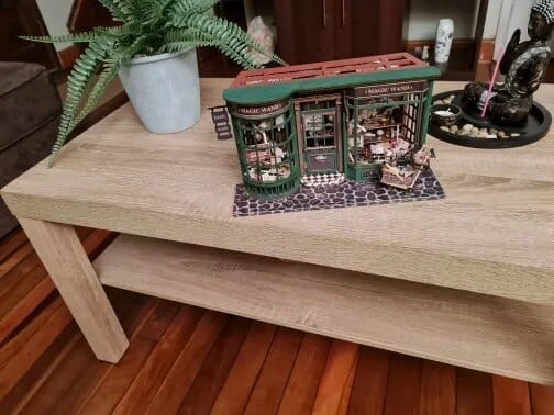 Customer photo review of Magic Wand DIY Miniature Dollhouse | LKWood (Dust Cover Included)