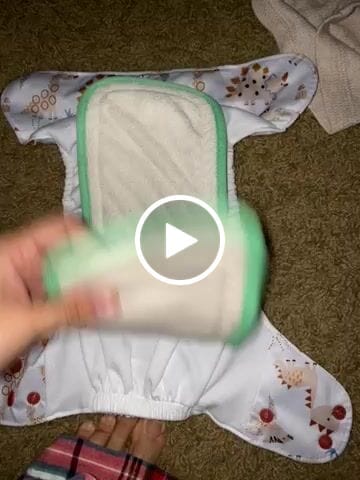 Customer video review of 6-Layer Bamboo Hemp Cotton Insert