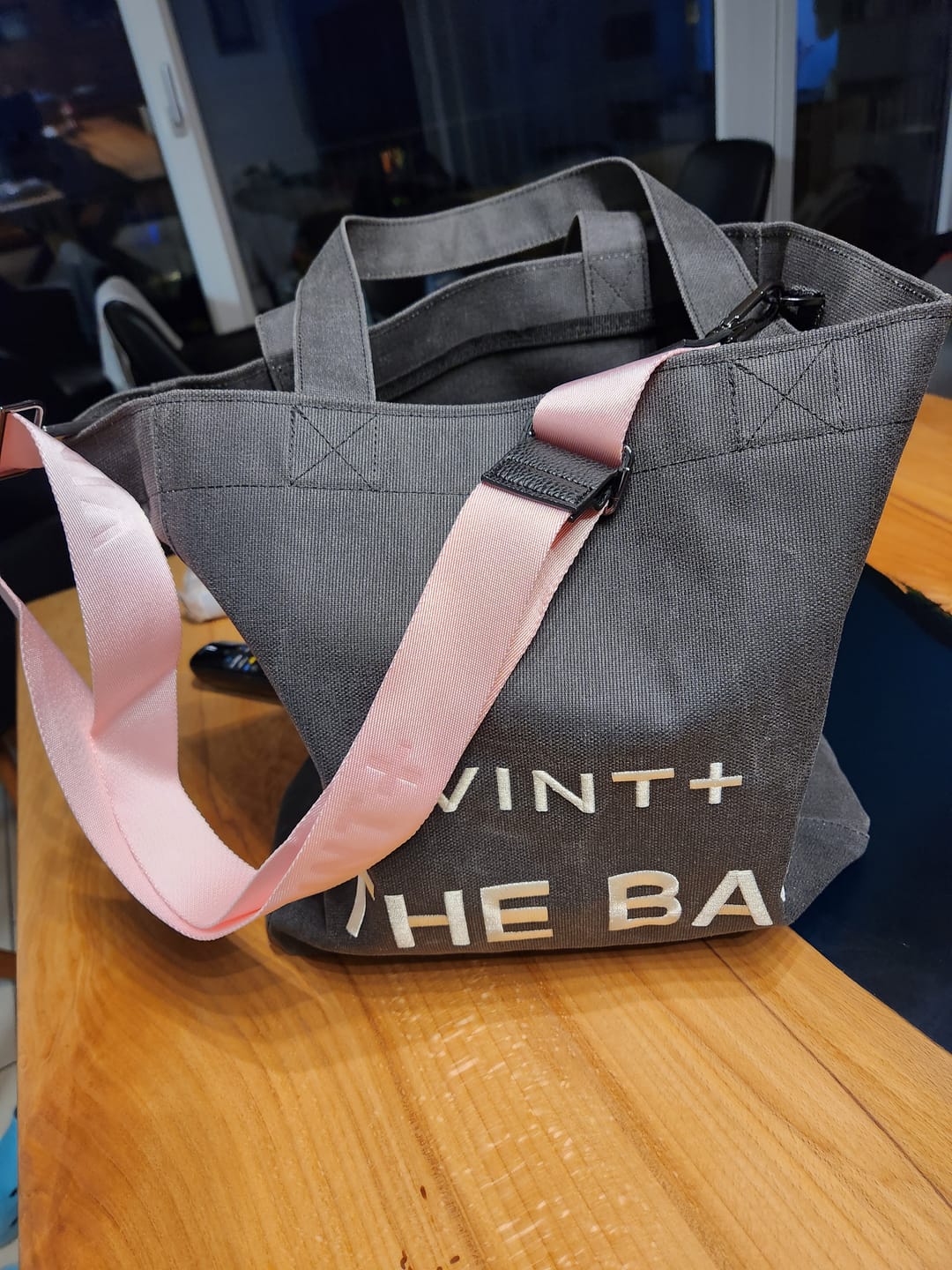 Customer photo review of CANVAS BAG - BIG - ANTHRAZIT