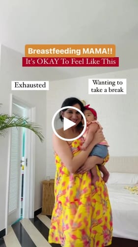 Customer video review of Vivacious Daisy Yellow Maternity & Nursing One-Shoulder Knee Dress