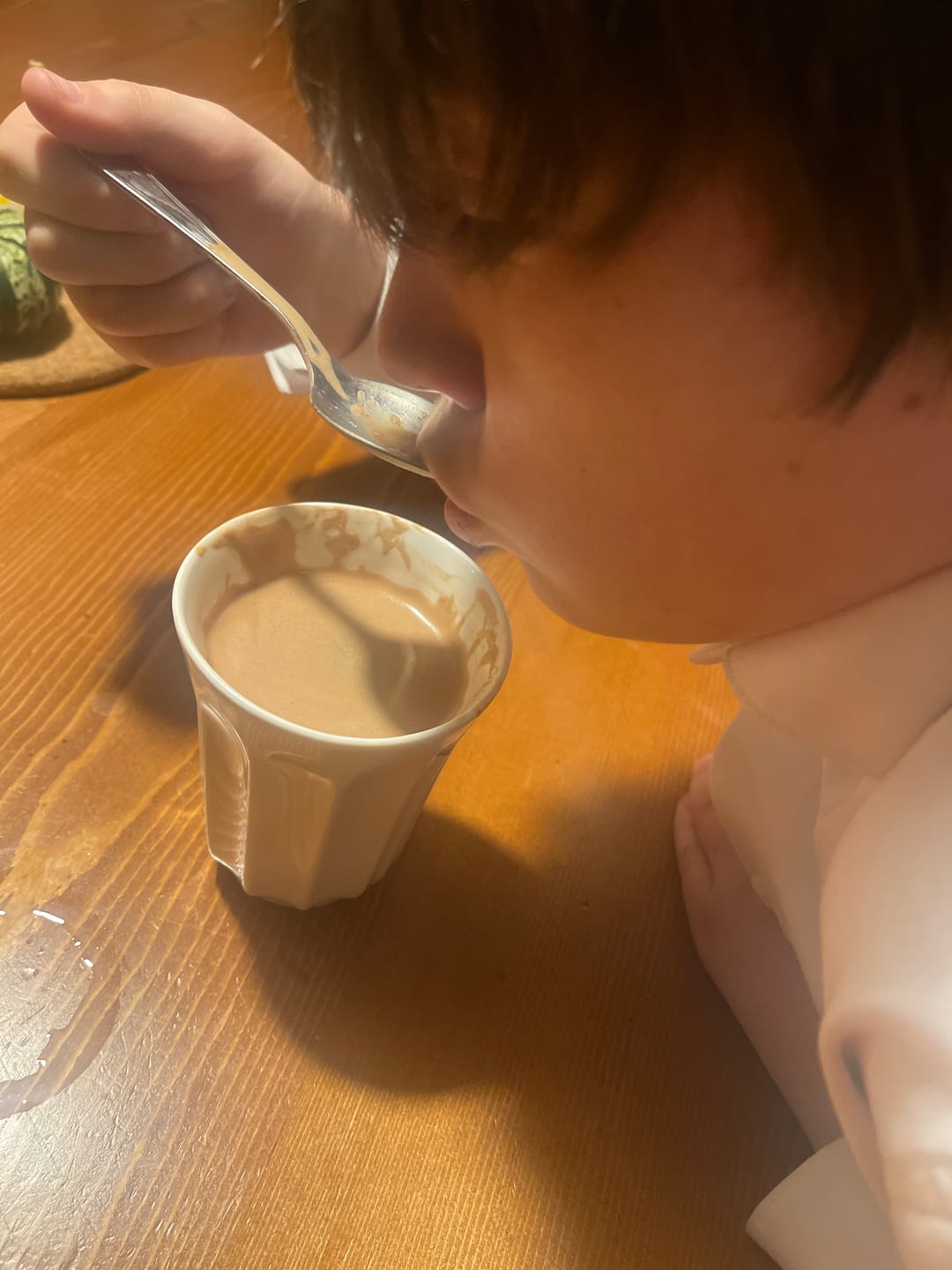 Customer photo review of Dark 85% Hot Chocolate Flakes