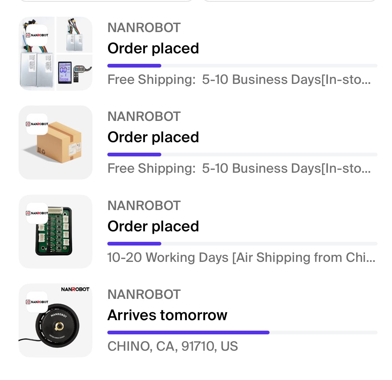 Customer photo review of NANROBOT Electric Scooter Motor