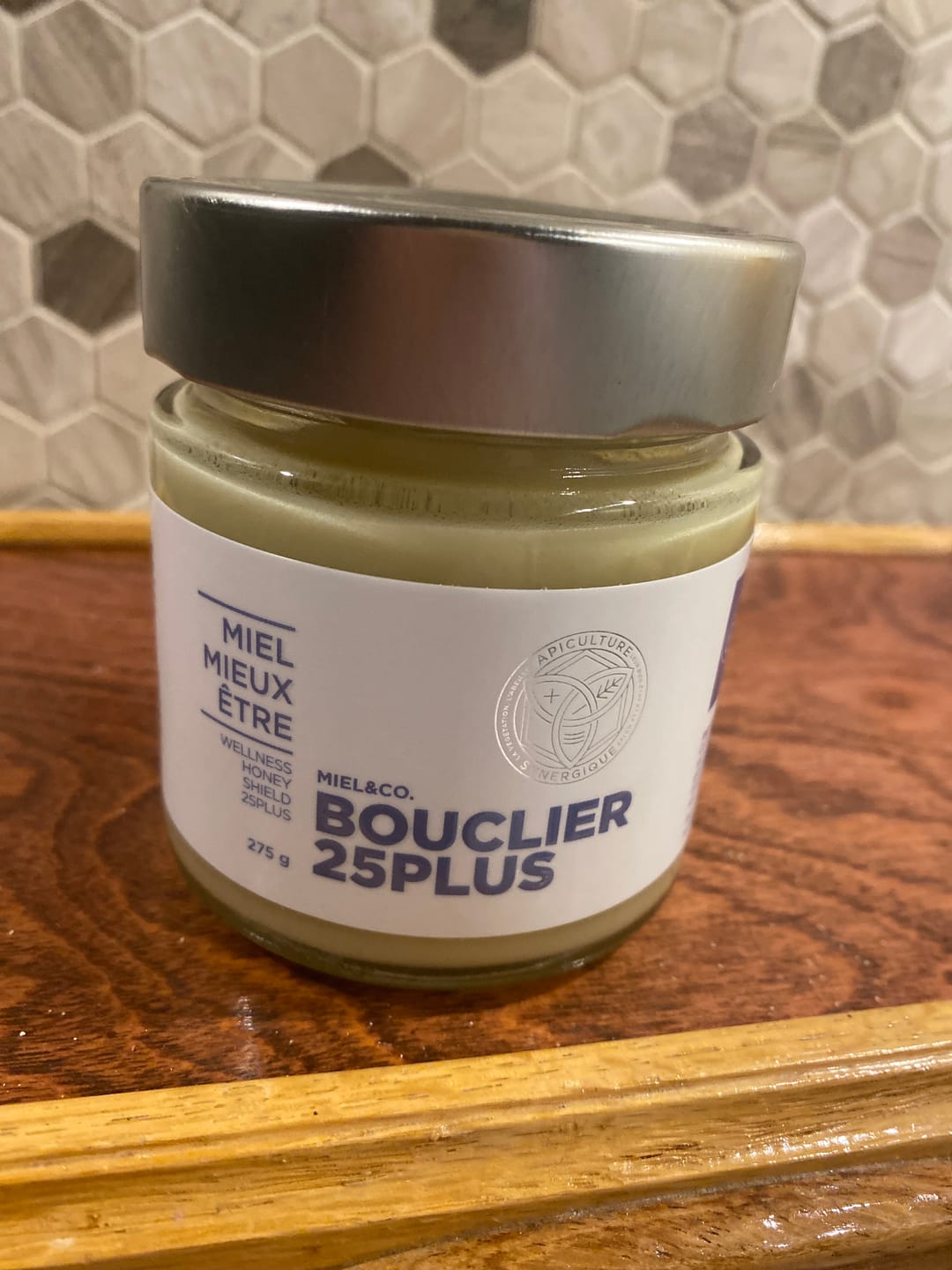 Customer photo review of Miel Mieux-Être Bouclier 25PLUS