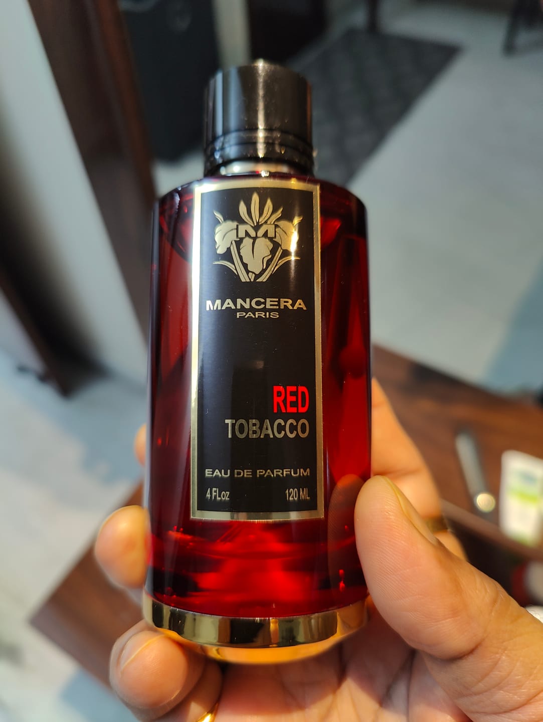 Customer photo review of Mancera Red Tobacco Eau De Parfum For Unisex