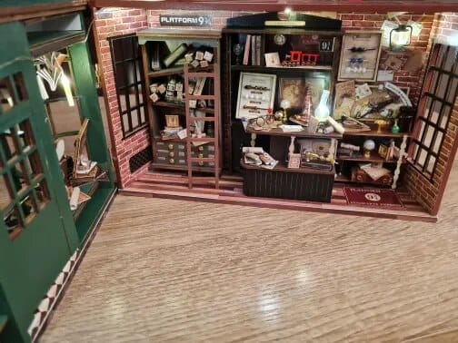 Customer photo review of Magic Wand DIY Miniature Dollhouse | LKWood (Dust Cover Included)