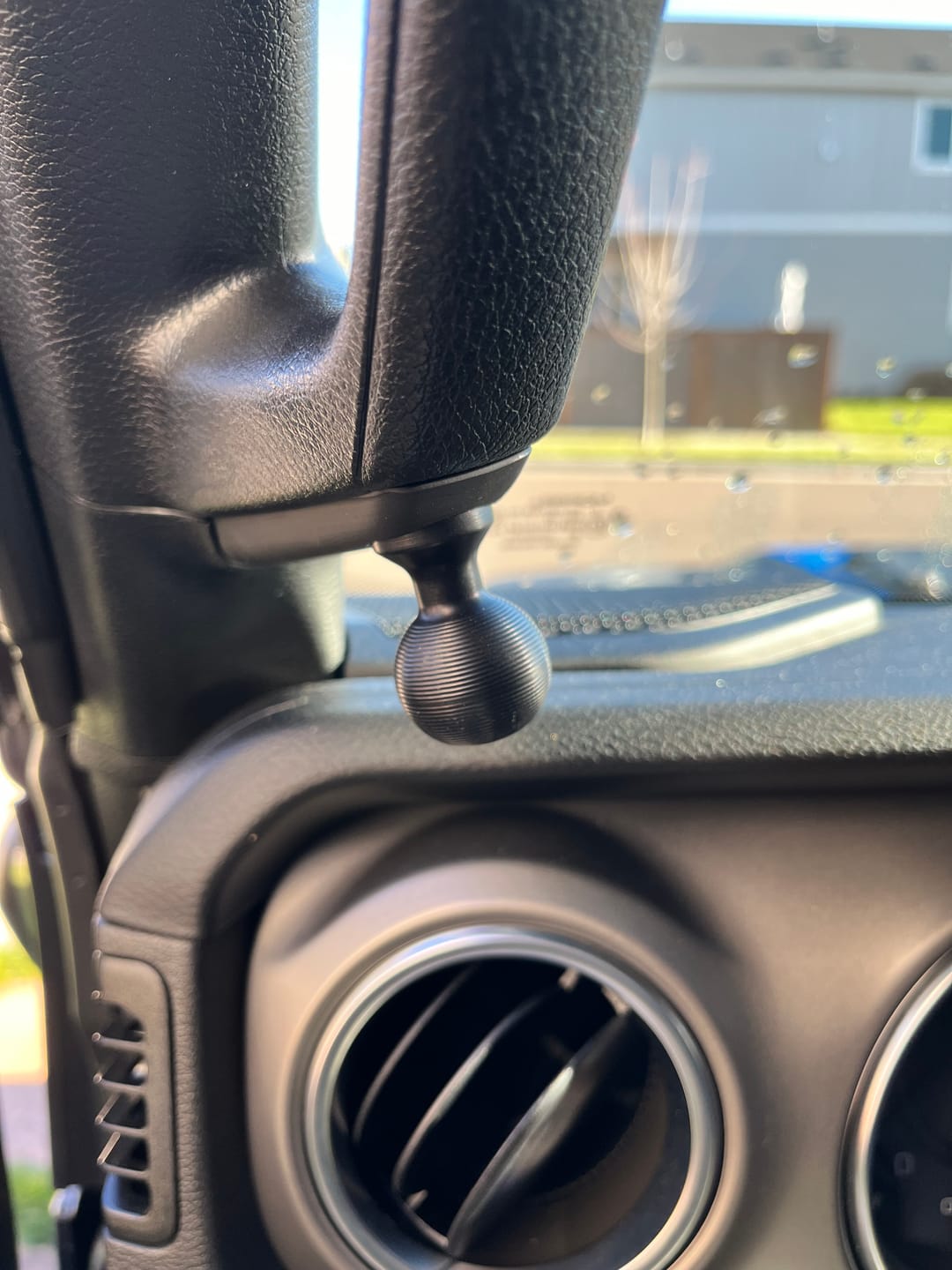 Customer photo review of JL/JLU  A-Pillar Ball Mount Solution