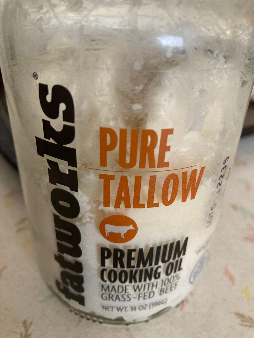 Customer photo review of Grass Fed Beef Tallow (14 oz)