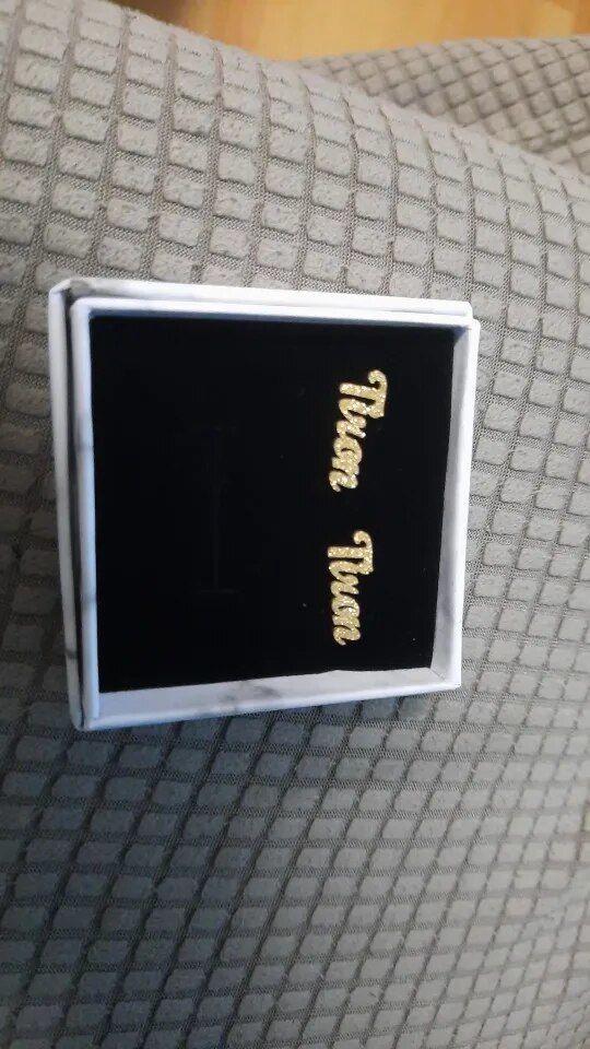 Customer photo review of Frosted Custom Studs