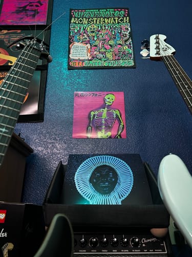 Customer photo review of Record Roots Tabletop Storage System