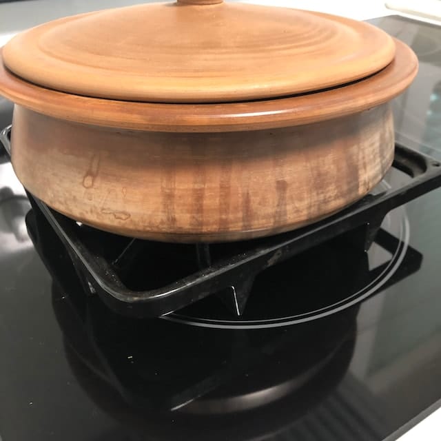 Customer photo review of Unglazed Terracotta Clay Handi 2.5 Liters